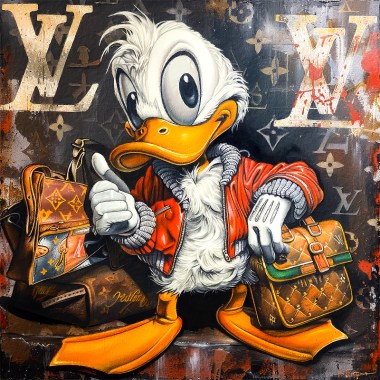 Schilderij Donald Duck